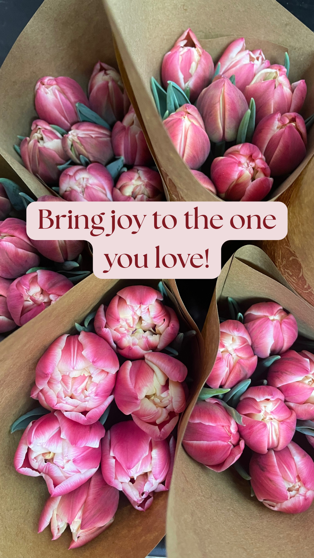 Valentine’s Day Tulip Bouquet Pre-order 2026